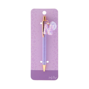 Caneta com letra Lovely Story — Roxo / N