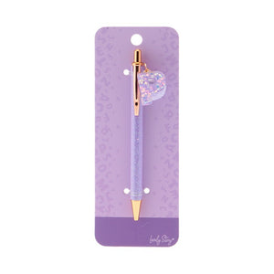 Caneta com letra Lovely Story — Roxo / P