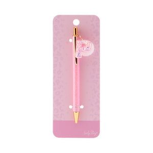Caneta com letra Lovely Story — Rosa / P
