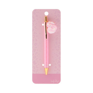 Caneta com letra Lovely Story — Rosa / S