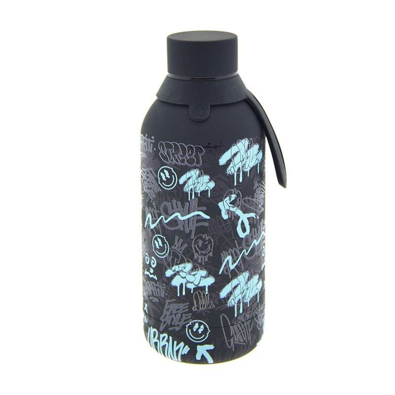 Garrafa térmica 500ML Black Urban Graffiti