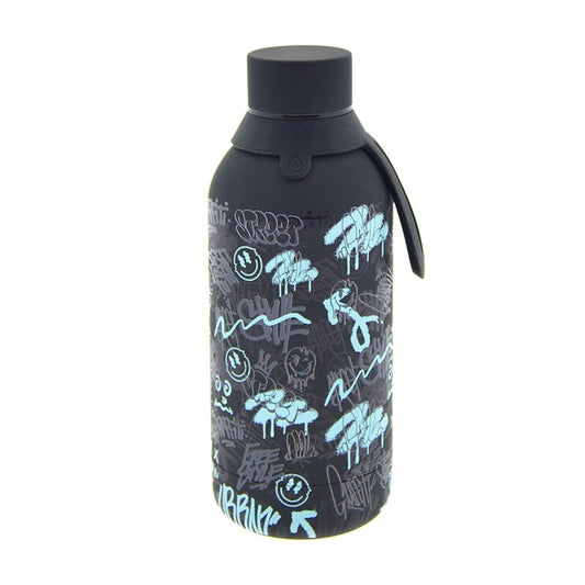 Garrafa térmica 500ML Black Urban Graffiti