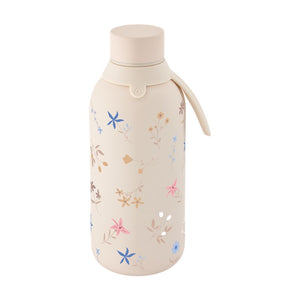 Garrafa térmica com interior cerâmico 500 ml Lovely Story – Petal Whisper – Areia — Ref. BTC2648SD-5
