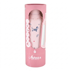 Garrafa térmica com interior cerâmico Lovely Story – Velvet Paws – Rosa – 500 ml