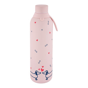 Garrafa térmica com interior cerâmico Lovely Story – Velvet Paws – Rosa — Ref. BTC2655RS-7