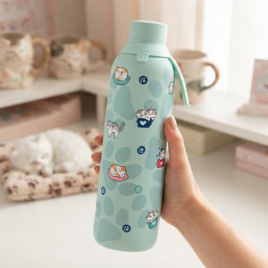 Garrafa térmica com interior cerâmico Lovely Story – Cat Whiskers – Menta – 750 ml
