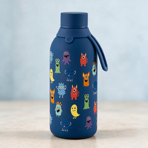Garrafa térmica com interior cerâmico 500 ml Áurea – Wild Things – Azul escuro