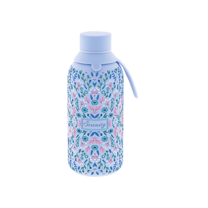 Garrafa térmica com interior cerâmico Áurea – Floral Essence – 500 ml · Azul céu · Serenity