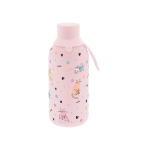Garrafa térmica com interior cerâmico Áurea – Dot & Meow – 500 ml · Rosa