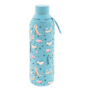 Garrafa térmica com interior cerâmico Áurea – Dot & Woof – 750 ml · Areia