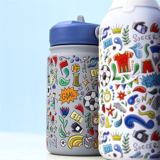 Garrafa térmica 330ML Grey Soccer Match