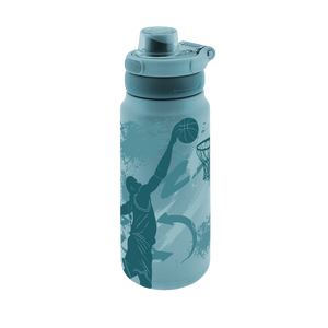 Garrafa térmica Sport 750 ml Áurea – Basket Zone – Verde esmeralda