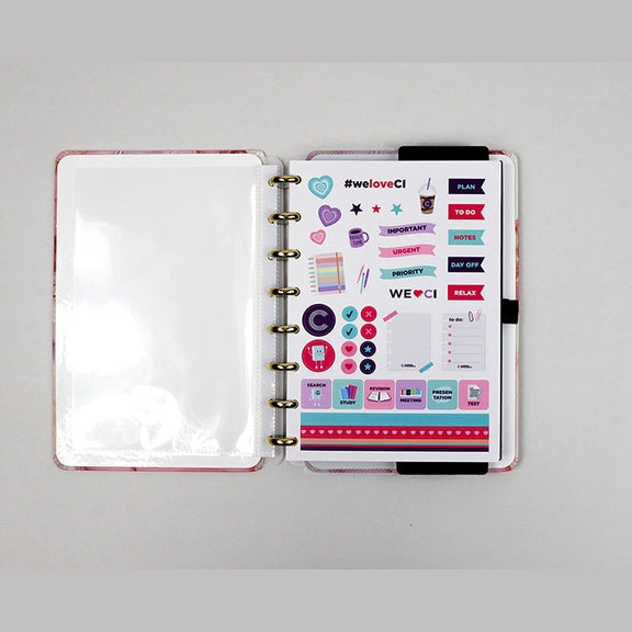 Caderno inteligente A5 Mármore Agatha