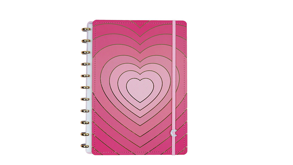 Caderno Inteligente Golden Love Grande