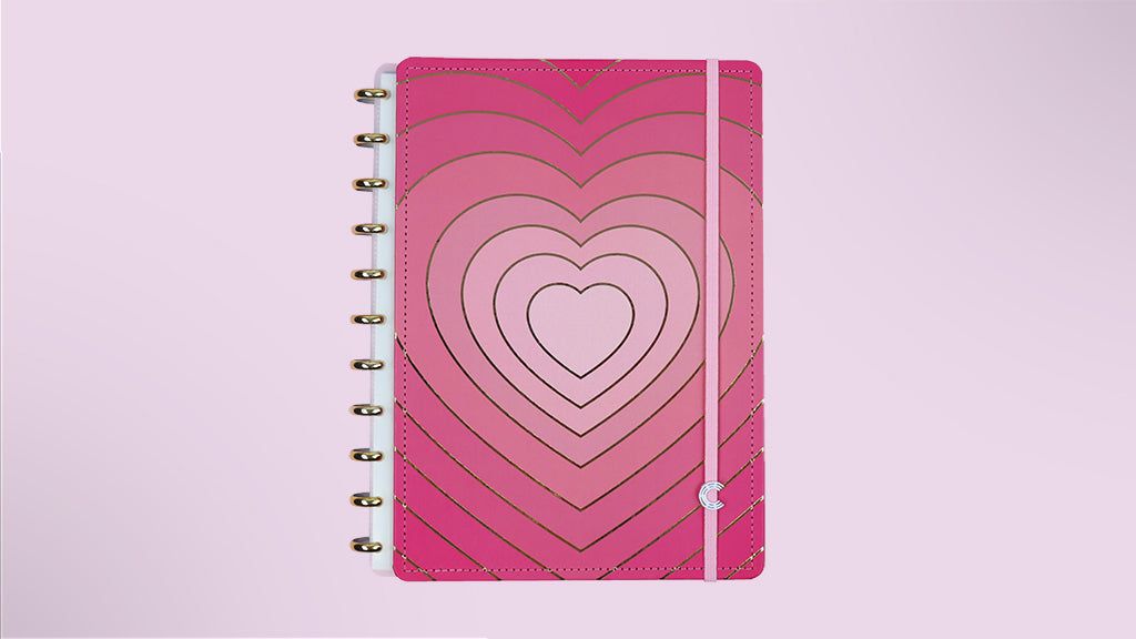 Caderno Inteligente Golden Love Grande