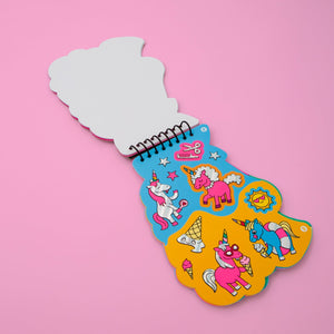 Caderno de Atividades com Autocolantes OMY Lily - detalhe 2