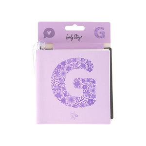 Caderno com letra e caneta Lovely Story — Roxo / G