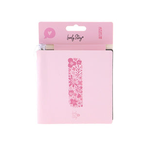 Caderno com letra e caneta Lovely Story — Rosa / I