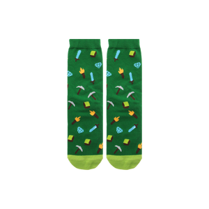 Meias Infantis Lovely Story Pixel Craft – 24–29 – vista do par