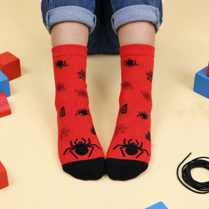 Meias Infantis Lovely Story Spider Hero – 24–29 – fotografia 3