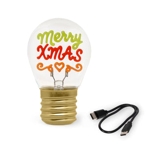 Candeeiro de Natal Legami Bulb Fiction – Merry Xmas