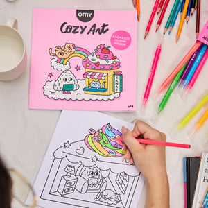 Livro de Colorir OMY Cozy Art Kawaii - detalhe 2