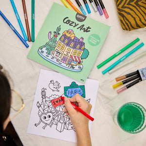 Livro de Colorir OMY Cozy Art Paris - detalhe 2