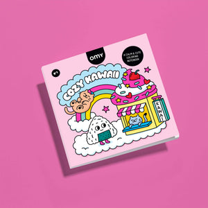 Livro de Colorir OMY Cozy Art Kawaii
