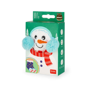 Meias antiderrapantes Legami Bonecos de Neve de Natal – Adulto 35–42