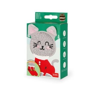 Meias antiderrapantes Legami Kitty de Natal – Adulto 35–42