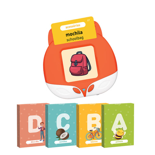 Jogo Educativo Aprende Inglês com 224 cartões