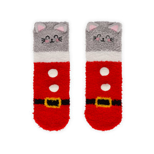Meias antiderrapantes Legami Kitty de Natal – Criança 26–34 – fotografia oficial Legami