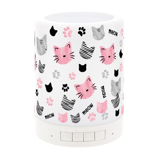 Lâmpada/Coluna táctil bluetooth Miau