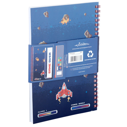 Conjunto de Papelaria de 6 Peças - Game Over - Papelaria Encantada