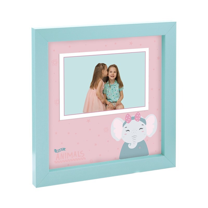 Moldura de fotografias Aurea Kids - Elefante