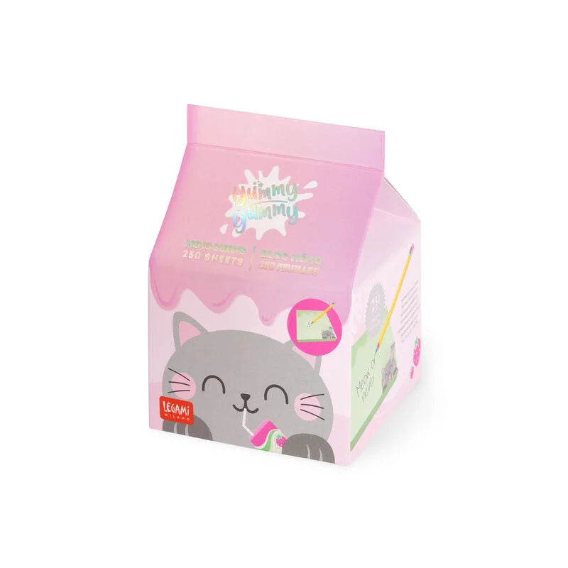 Bloco de Notas yummy yummy Gato Legami