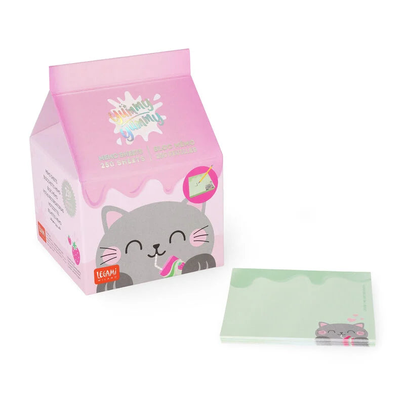 Bloco de Notas yummy yummy Gato Legami