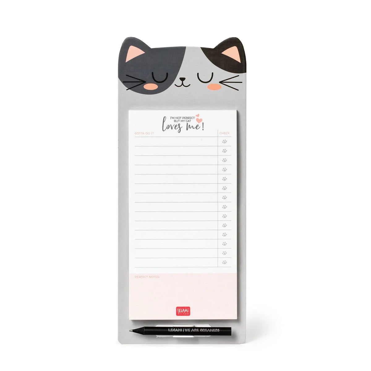 Bloco de notas magnético Gato Legami