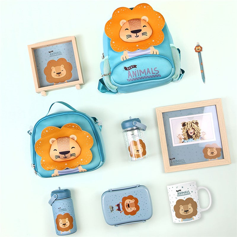 Mochila infantil 3D Aurea Kids - Leão
