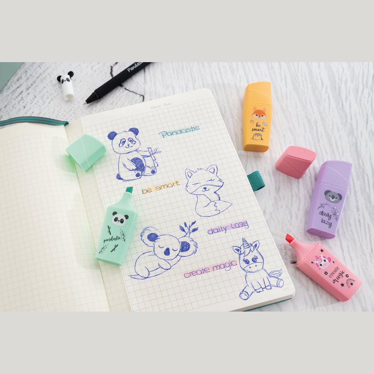 Mini Sublinhador animais Eberhard-Faber