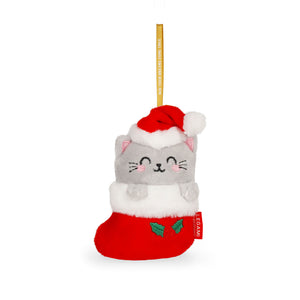 Enfeite de Natal em Peluche Legami Ho-Ho-Hornaments – Gato
