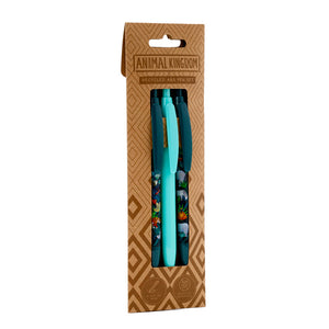 Reino Animal - Conjunto de 3 canetas ABS reciclado - Papelaria Encantada