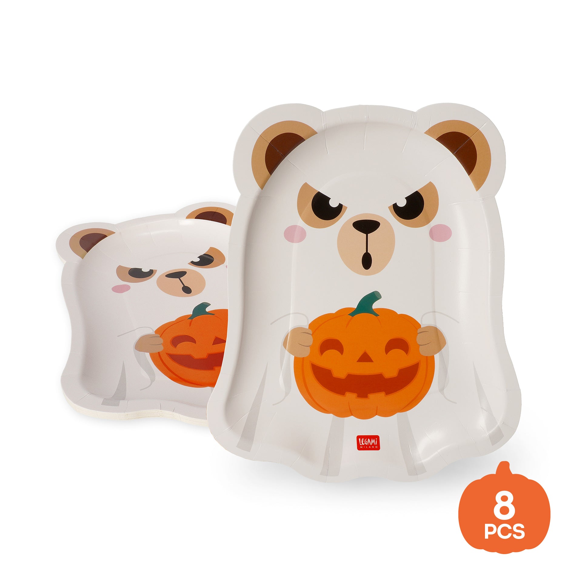 Conjunto de 8 Pratos de papel Legami Halloween
