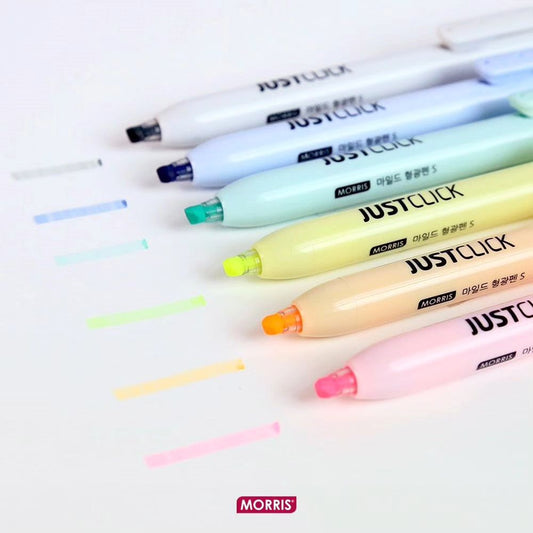 Sublinhador fluorescente JustClick Pastel Rosa