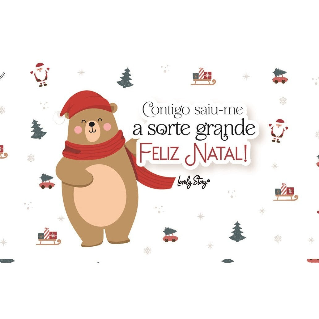 Envelope para Oferecer Dinheiro - Contigo saiu-me a sorte grande