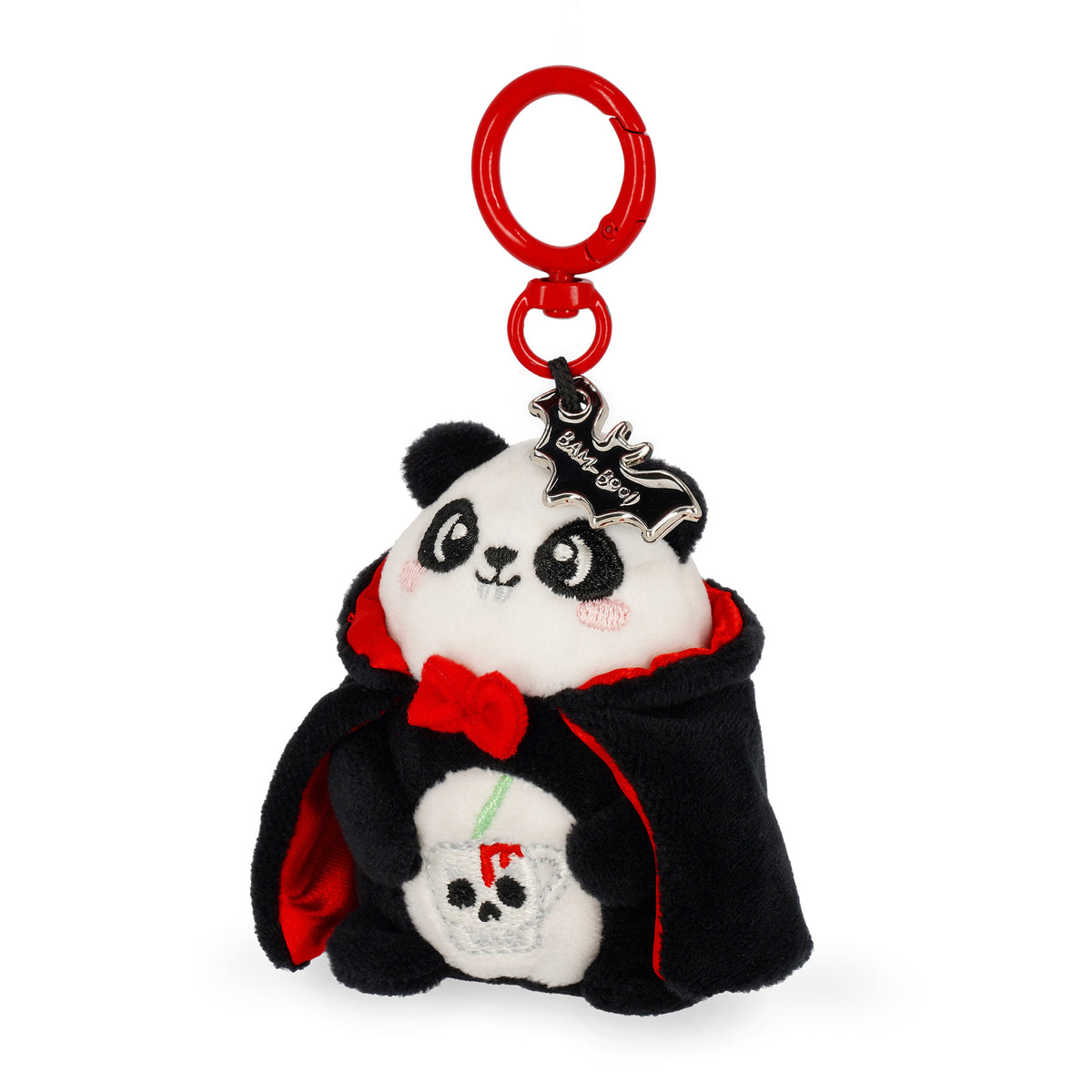 Porta-chaves de Peluche Panda Halloween “Bam-Boo!” – Tiny Super Soft! - Legami