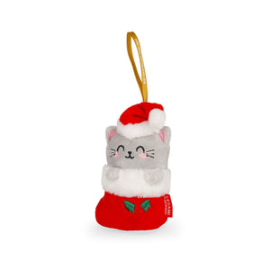 Enfeite de Natal em Peluche Legami Ho-Ho-Hornaments – Gato