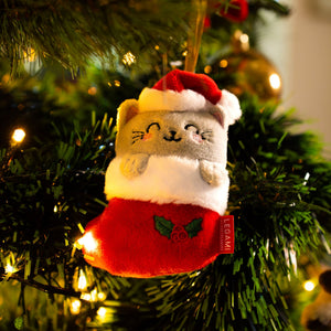 Enfeite de Natal em Peluche Legami Ho-Ho-Hornaments – Gato