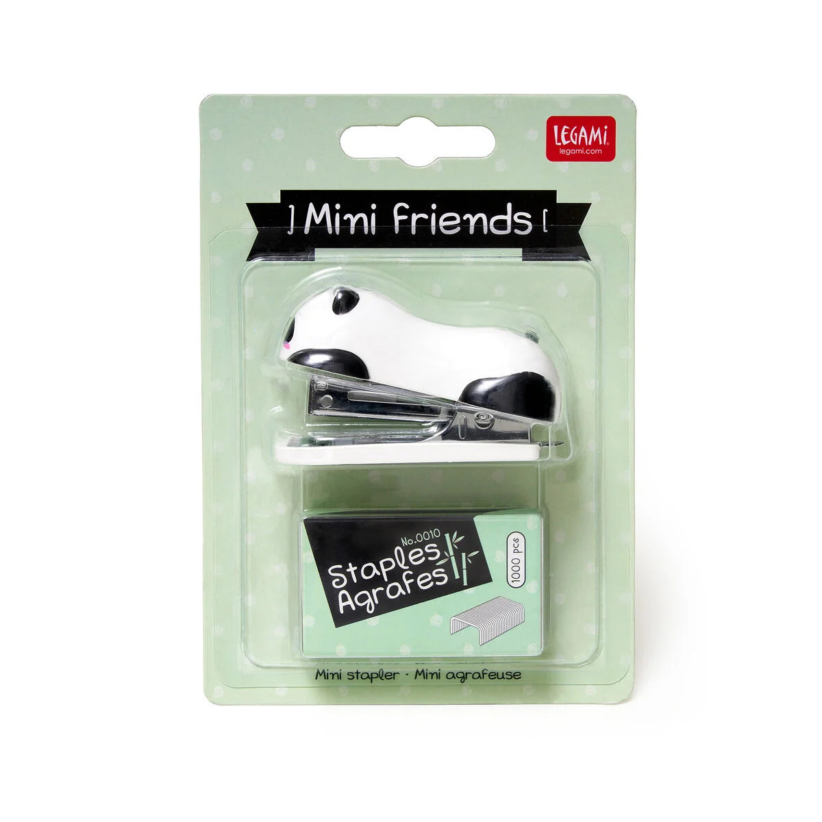Mini agrafador Panda Hug me Legami