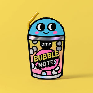 Bloco de Notas Adesivas OMY Sticky Notes Bubble Tea